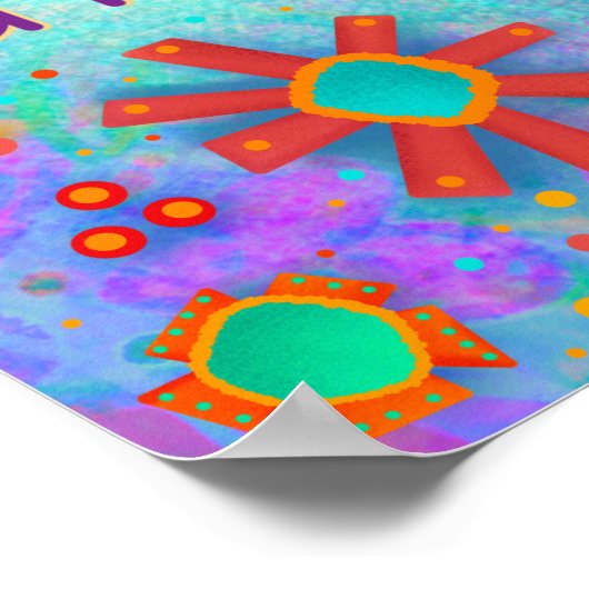 Hübsche Blume, die Sie zitieren Inspiriertheit Poster (Ecke)