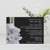 Hübsche Blume Einladung (Stehend Vorderseite)