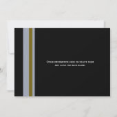 Hübsche Blume Einladung (Rückseite)