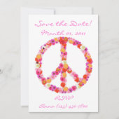 Hübsche Blume - Einladungen zur Friedenssicherung (Vorderseite)