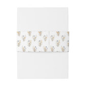 Hübsche Blume Einladungsbanderole (Rückseitenbeispiel)