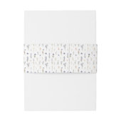 Hübsche Blume Einladungsbanderole (Rückseitenbeispiel)