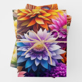 Hübsche Blume Flora und Fauna Kunst Geschenkpapier Set (Beispiel)