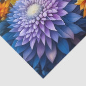 Hübsche Blume Flora und Fauna Kunst Seidenpapier (Detail)