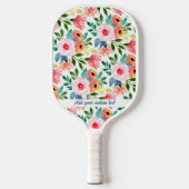 Hübsche Blume für Aquagarten Pickleball Schläger (Vorderseite)