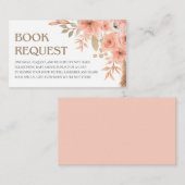 Hübsche Blume für das Frühjahrsbuch Begleitkarte (Vorne/Hinten)