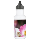 hübsche Blume für die wilde Rose Edelstahlflasche (Links)