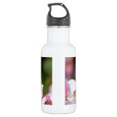 hübsche Blume für die wilde Rose Edelstahlflasche (Rückseite)