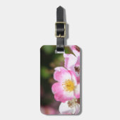 hübsche Blume für die wilde Rose Gepäckanhänger (Vorderseite vertikal)