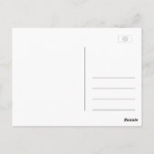 hübsche Blume für die wilde Rose Postkarte (Rückseite)