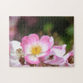 hübsche Blume für die wilde Rose Puzzle (Horizontal)