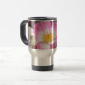 hübsche Blume für die wilde Rose Reisebecher (Vorderseite Links)
