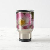 hübsche Blume für die wilde Rose Reisebecher (Mittel)