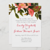 Hübsche Blume für Hochzeitvorlagen Einladung (Vorne/Hinten)