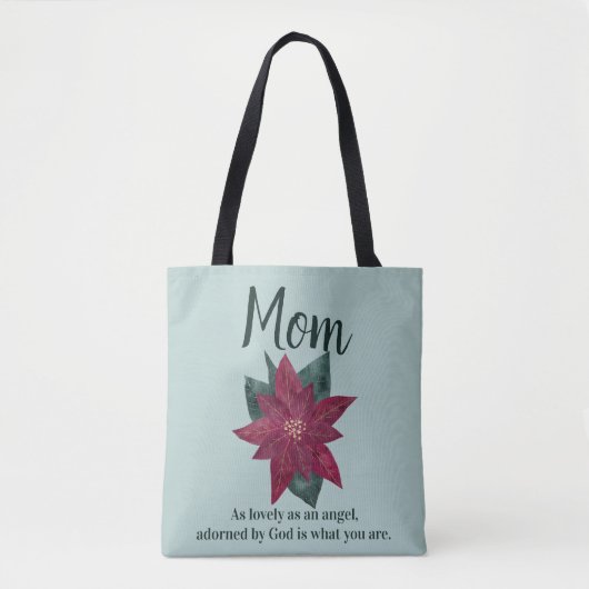 Hübsche Blume für Mama Tasche (Vorderseite)