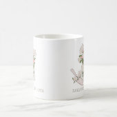 Hübsche Blume Gartenarbeit Mama Kaffeetasse (Mittel)