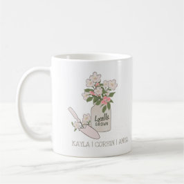 Hübsche Blume Gartenarbeit Mama Kaffeetasse