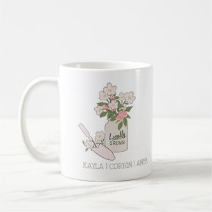 Hübsche Blume Gartenarbeit Mama Kaffeetasse