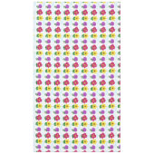 Hübsche Blume Gelb Lila rosa Tischdecke (Vorderseite)