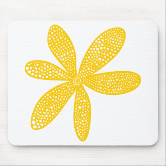 Hübsche Blume - gelb Mousepad
