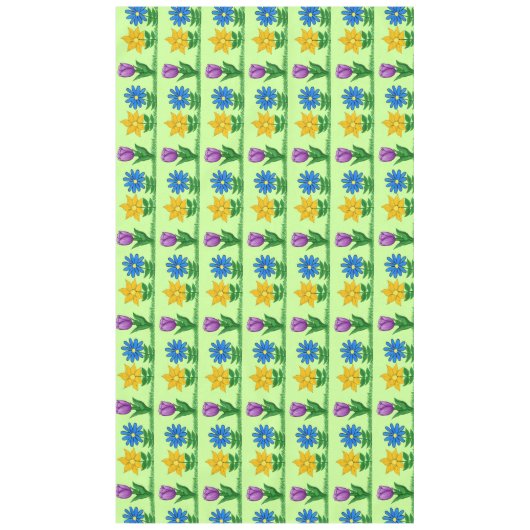 Hübsche Blume Gemustert Tischdecken (Vorderseite)