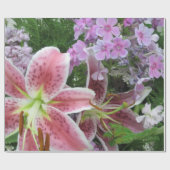 Hübsche Blume Geschenkpapier (Flach)