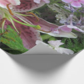 Hübsche Blume Geschenkpapier (Ecke)