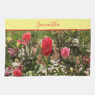 Hübsche Blume Geschirrtuch