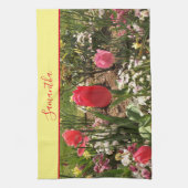 Hübsche Blume Geschirrtuch (Vertikal)