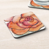 Hübsche Blume Getränkekasten Getränkeuntersetzer (Linke Seite)