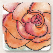 Hübsche Blume Getränkekasten Getränkeuntersetzer (Vorderseite)