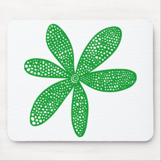 Hübsche Blume - Grasgrün Mousepad