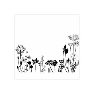 Hübsche Blume Gummi Briefmarke Gummistempel