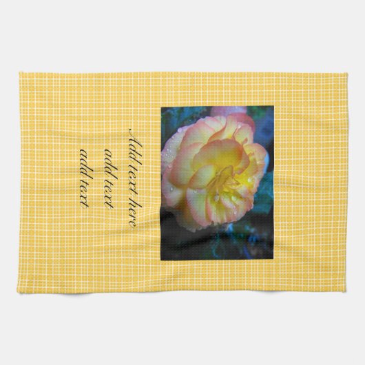 hübsche Blume Handtuch (Horizontal)