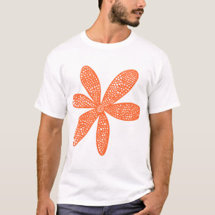 Hübsche Blume - Herbstorange T-Shirt