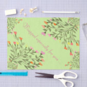 Hübsche Blume Herzklopfteppich Seidenpapier (Handwerk)