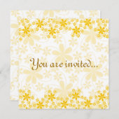 Hübsche Blume Hochzeitseinladungen Einladung (Vorne/Hinten)