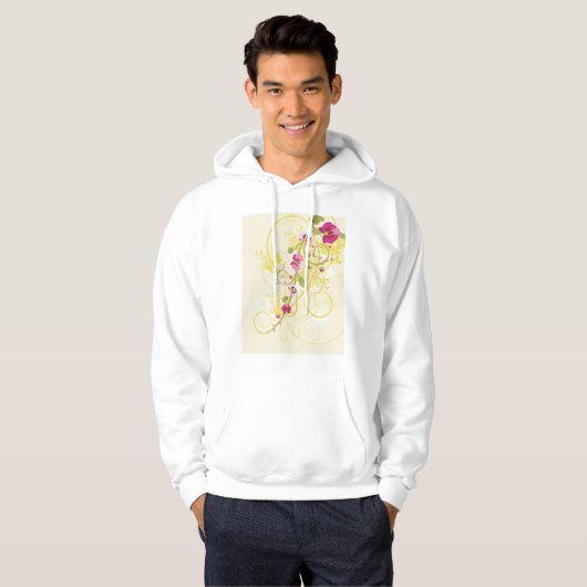 Hübsche Blume Hoodie (Vorne ganz)