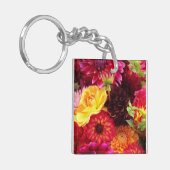 Hübsche Blume im Herbst Schlüsselanhänger (Vorderseite links)