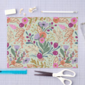 Hübsche Blume in hellen Farben  Seidenpapier (Handwerk)