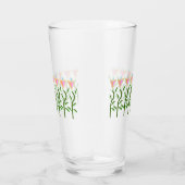 Hübsche Blume in Rosa und Minze Glas (Rechts)