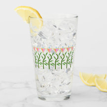 Hübsche Blume in Rosa und Minze