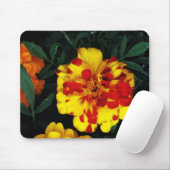 Hübsche Blume in Rot und Gelb Mousepad (Mit Mouse)