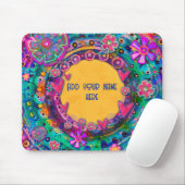 Hübsche Blume Individuelle Name Inspirivity Mousep Mousepad (Mit Mouse)