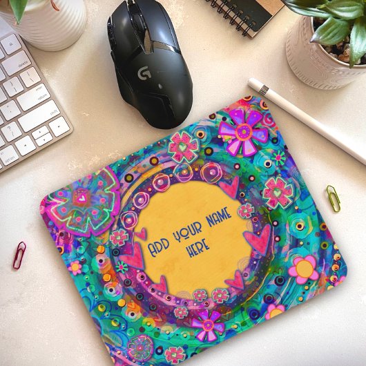 Hübsche Blume Individuelle Name Inspirivity Mousep Mousepad