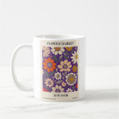 Hübsche Blume Kaffeetasse (Links)