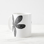 Hübsche Blume Kaffeetasse (Vorderseite Links)