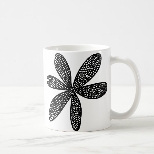 Hübsche Blume Kaffeetasse (Rechts)