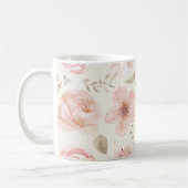 Hübsche Blume Kaffeetasse (Links)