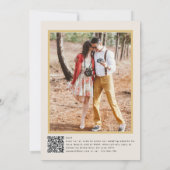 Hübsche Blume Katholische Massenhochzeit Foto Einladung (Rückseite)